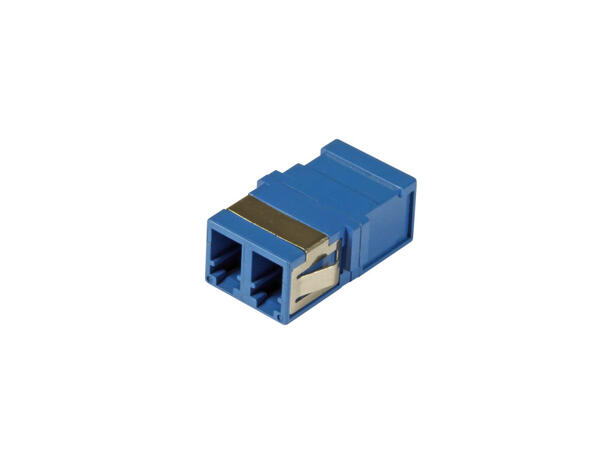 LinkIT Fiber adapter LC/LC Duplex SM | Clips | Blue 